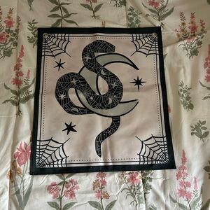 Snake and Moon Tapestry